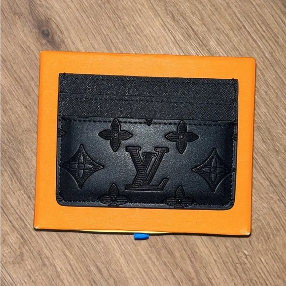 Louis Vuitton Black Monogram Card Holder - Picture 2 of 3